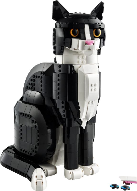 Photo 1 of **PACKAGE IS DAMAGED**LEGO Ideas Tuxedo Cat - Building Sets for Adults Ages 18+ - DIY Crafts Kit for Home Decor Living Room or Bedroom - Gifts for Graduation - 21349