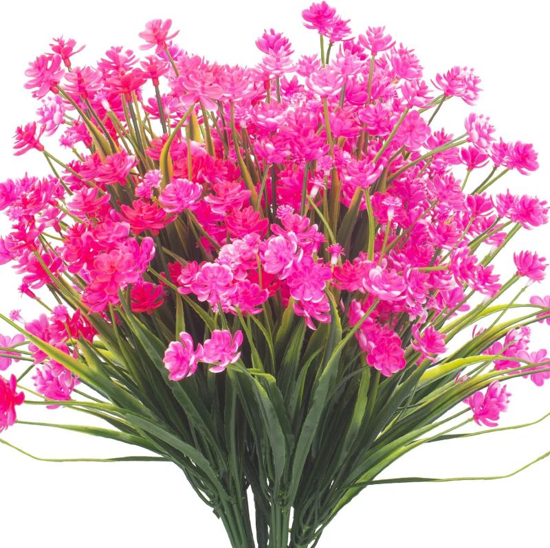 Photo 1 of **2 PACKAGES OF 8**8 Bundles Artificial Daffodil Outdoors Flowers (Pink-Daffodil) X2