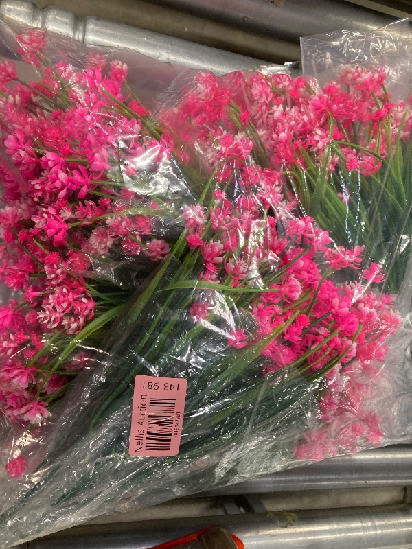 Photo 1 of **2 PACKAGES OF 8**8 Bundles Artificial Daffodil Outdoors Flowers (Pink-Daffodil) X2
