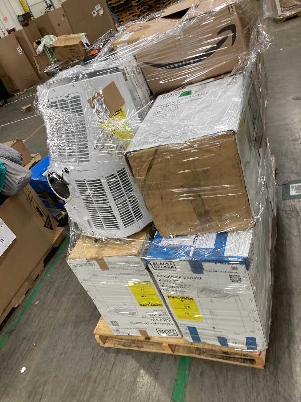 Photo 1 of ****no returns accepted***** final sale *****pallet with air conditioners and possible some fans only for parts, remote control or some part may be missing this pallet also contains small miscellanious item retail price is estimated for parts.
