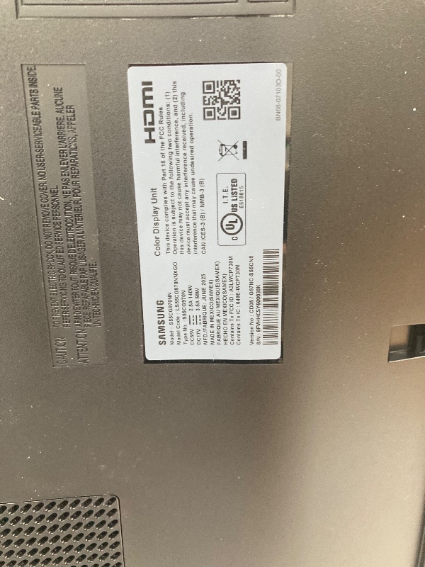 Photo 1 of Samsung 55" Odyssey Ark 2nd Gen 4K UHD 1000R Curved Gaming Monitor, 165Hz, 1ms, 4 Input Multi View, Quantum Mini-LED, AMD FreeSync Premium Pro, HDR 10+, Height Adjustable Screen, LS55CG970NNXGO