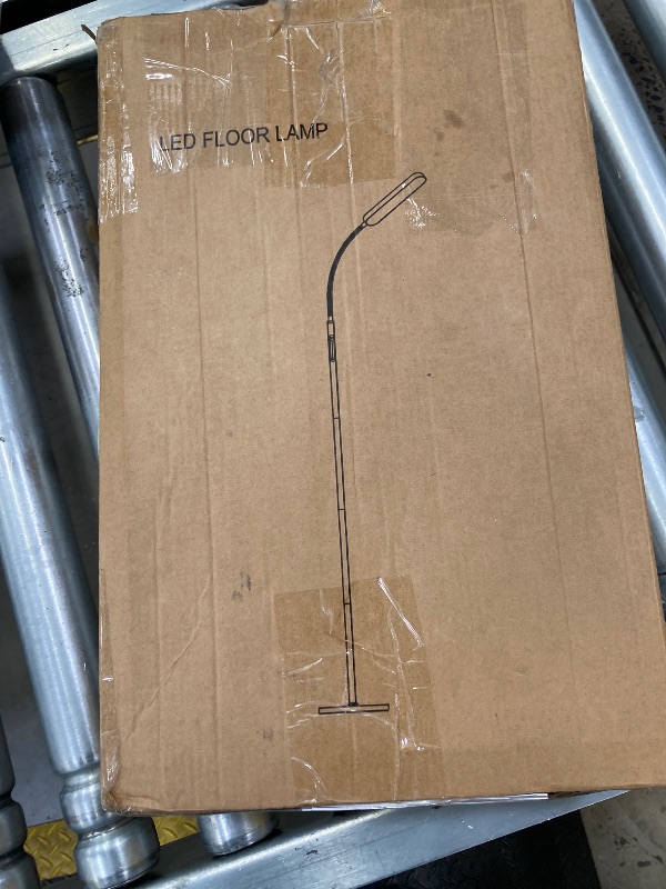 Photo 1 of -Not Functional- Led Floor Lamps with 15w/1000lm Bright LED Floor Lamp with Stepless Adjustable 3000K-6000K Colors and Dimmer, Remote and Touch Control Reading Lamp, Adjustable Gooseneck Floor Lamp for Living Room