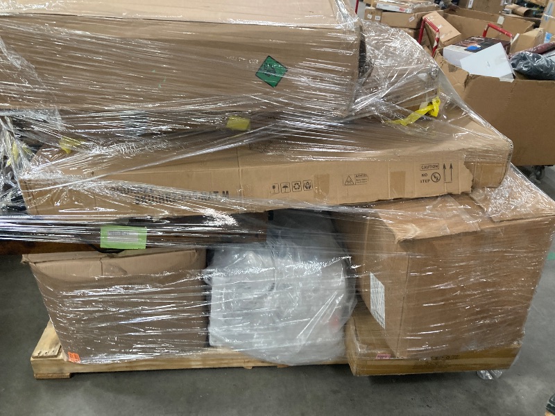 Photo 1 of ********no return no refund ********* pallet of different wooden items for example bed, mirrors, chairs, tables and much more returns are not accepted final sale