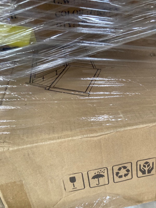 Photo 1 of ********no return no refund ********* pallet of different wooden items for example bed, mirrors, chairs, tables and much more returns are not accepted final sale