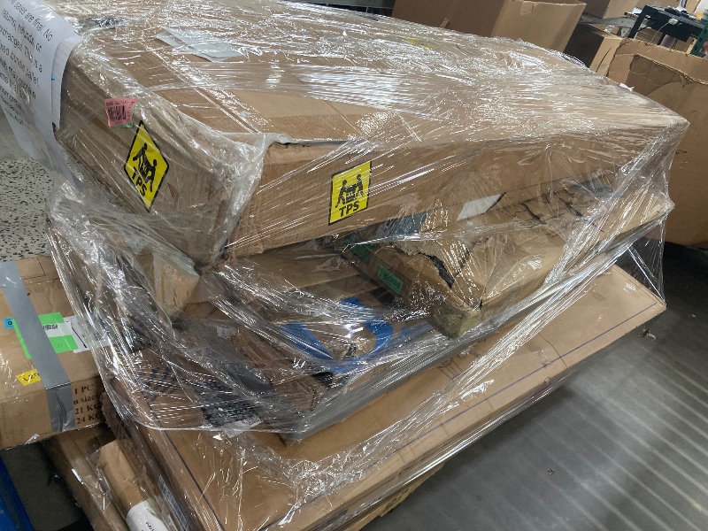 Photo 1 of ********no return no refund ********* pallet of different wooden items for example bed, mirrors, chairs, tables and much more returns are not accepted final sale