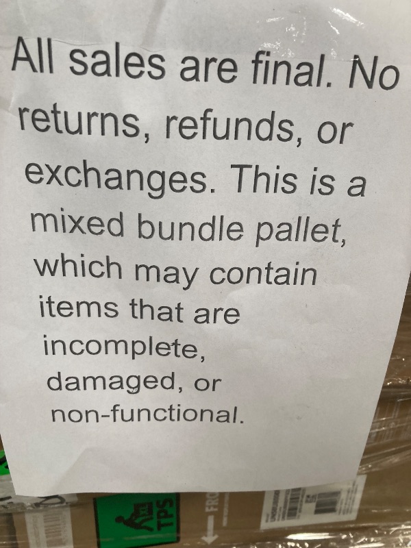 Photo 1 of ****no returns accepted***** final sale *****pallet with air conditioners and possible some fans only for parts, remote control or some part may be missing this pallet also contains small miscellanious item retail price is estimated for parts.