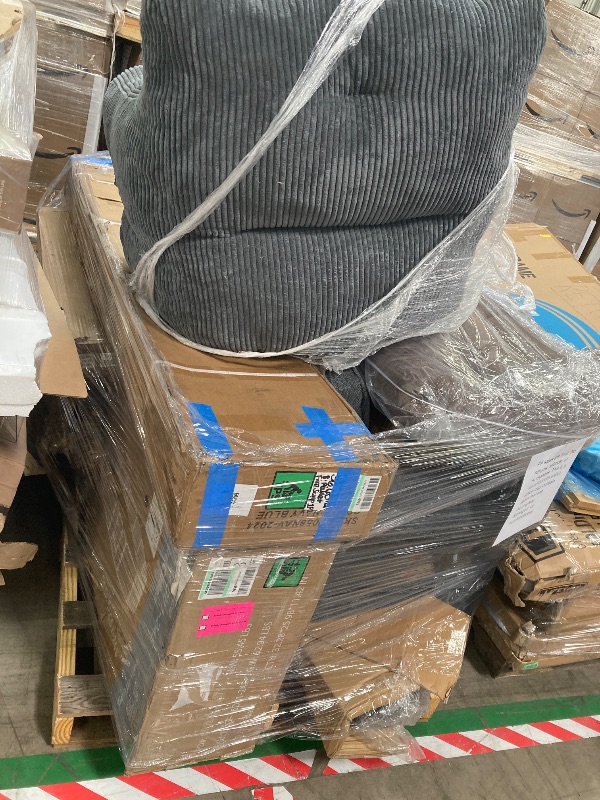 Photo 1 of ********no return no refund ********* pallet of different wooden items for example bed, mirrors, chairs, tables and much more returns are not accepted final sale