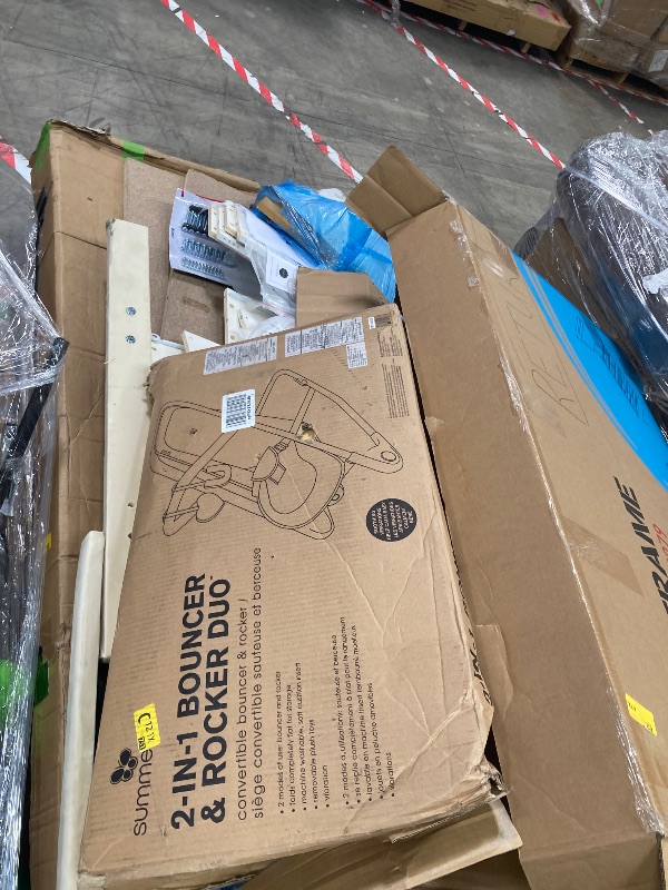 Photo 1 of ********no return no refund ********* pallet of different wooden items for example bed, mirrors, chairs, tables and much more returns are not accepted final sale