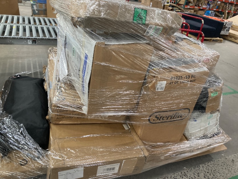 Photo 1 of ********no return no refund ********* pallet of different wooden items for example bed, mirrors, chairs, tables and much more returns are not accepted final sale