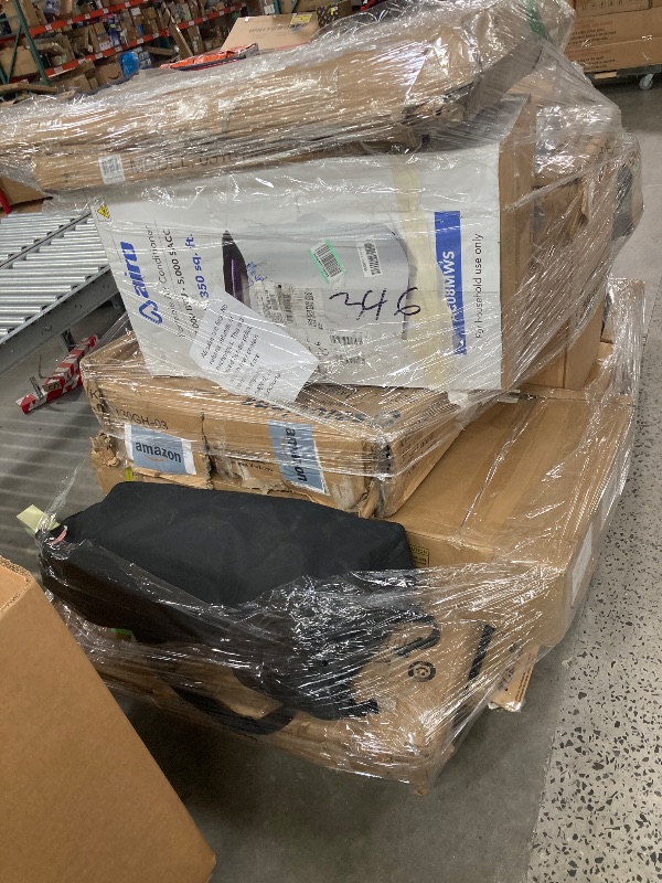Photo 1 of ********no return no refund ********* pallet of different wooden items for example bed, mirrors, chairs, tables and much more returns are not accepted final sale