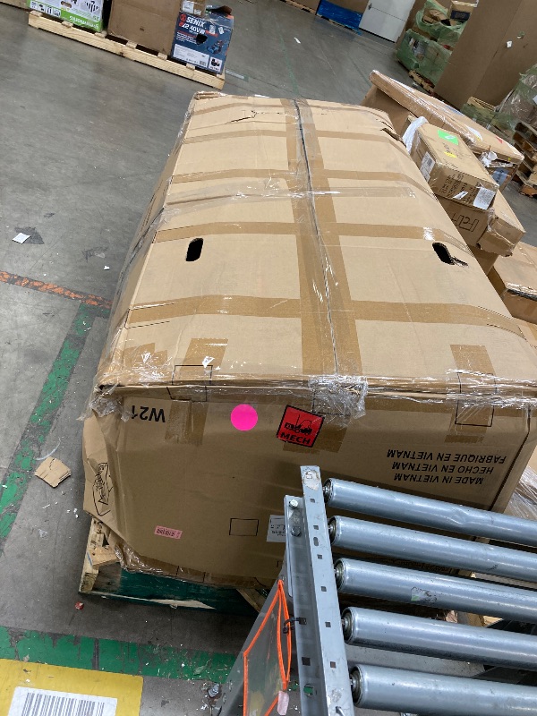 Photo 1 of ****used missing parts  ****Signature Design by Ashley Next-Gen DuraPella Faux Leather Zero Wall Power Reclining Sofa with USB, Beige Sand
