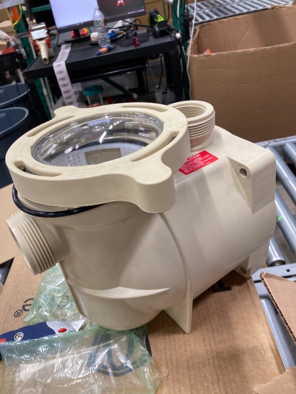 Photo 1 of  ****used***350089 Volute Replacement Housing & 350090 Pump Lid Compatible with Pentair Inground Pool and Spa Pump, SuperFlo VS Volute 1.5HP EC-342001, VST 342002, 1.1THP 348190 115/208-230V, 1HP EC-348190