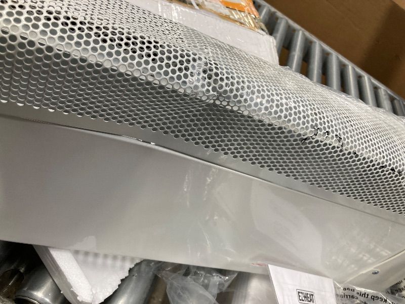 Photo 1 of ***It has a small dip in the front part**EZ-HEAT 1,500 Watt Baseboard Space Heater with Adjustable Thermostat, Dent-Proof End Panels, Overheat Protection, Tip-Over Switch, & Stay-Cool Body, CZ600