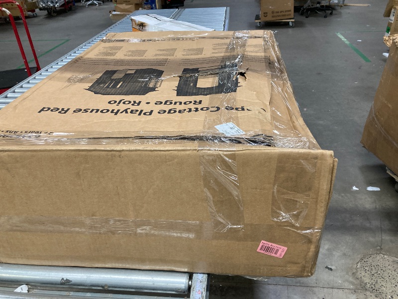 Photo 1 of **used *** missing parts**Little Tikes Cape Cottage Playhouse with Working Door, Windows, and Shutters - Red| For Kids 2-6 Years Old