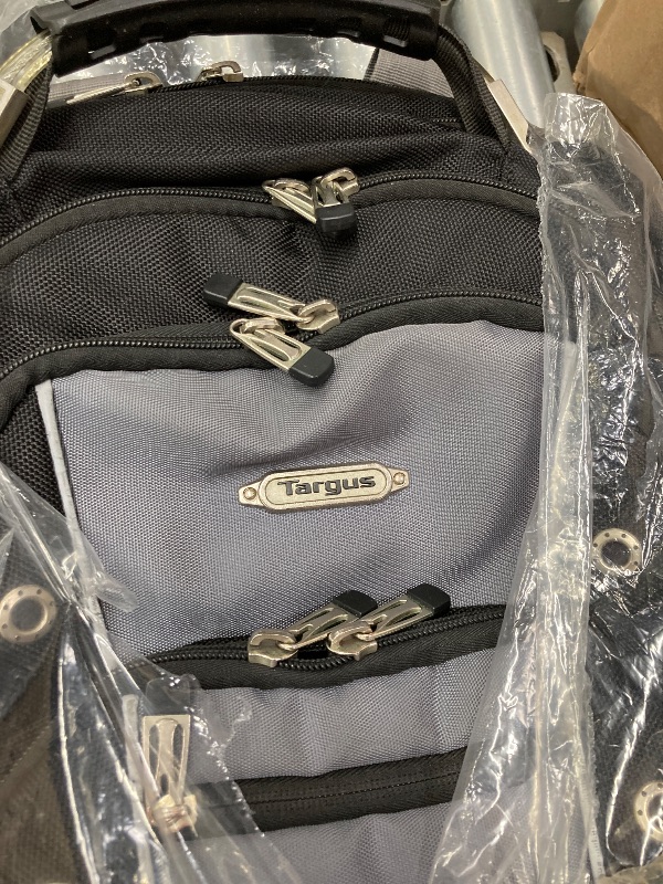 Photo 1 of **used***Targus Drifter II Laptop Backpack, Black/Gray – Backpack for Men for Business and Travel, Durable Water-Resistant Material, Fits up to 17" Laptops (TSB239US)