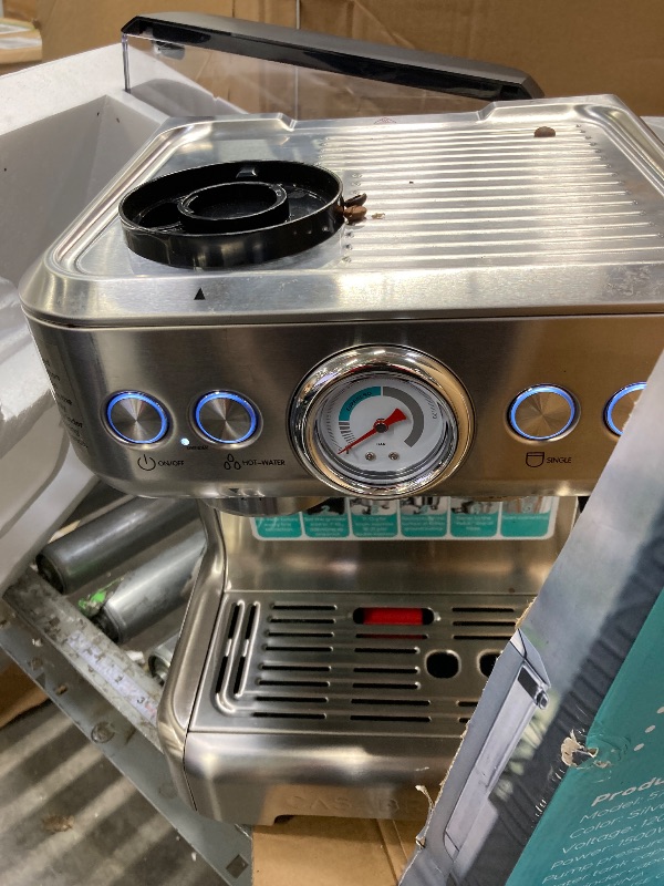 Photo 1 of ***used***CASABREWS 5700Gense Espresso Machine with Grinder, Barista-Style Cappuccino Maker with Milk Frother Steam Wand, Professional Coffee Maker with Removable Water Tank for Cappuccinos and Lattes