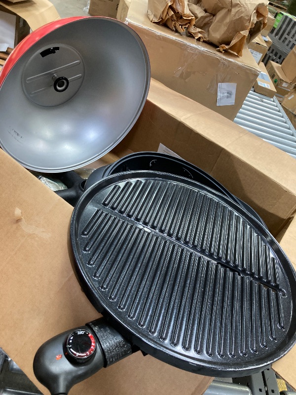 Photo 1 of **used**Cuisinart Indoor/Outdoor Electric Grill, 2-in-1 Portable BBQ with Nonstick Cooking Surface, Electric Grill Outdoor with Adjustable Heat, Stand/Tabletop Options for Cookouts, Barbecues, Small Spaces