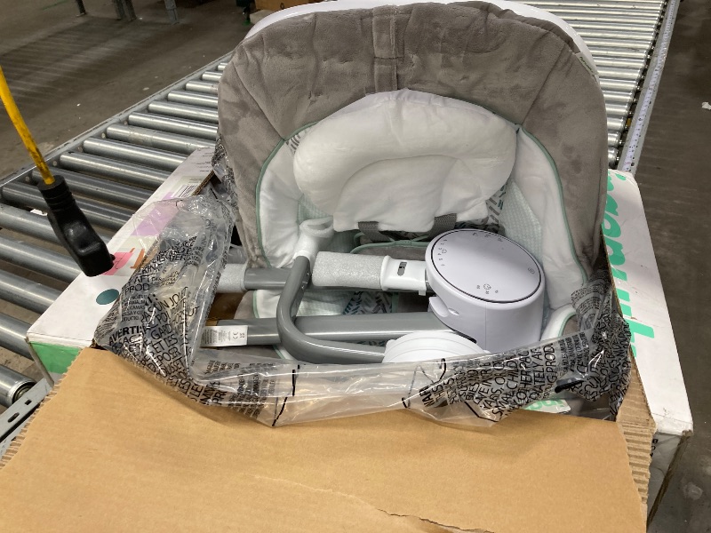 Photo 1 of * USED*Ingenuity SimpleComfort Lightweight Compact 6-Speed Multi-Direction Baby Swing, Vibrations & Nature Sounds, 0-9 Months 6-20 lbs (Everston)