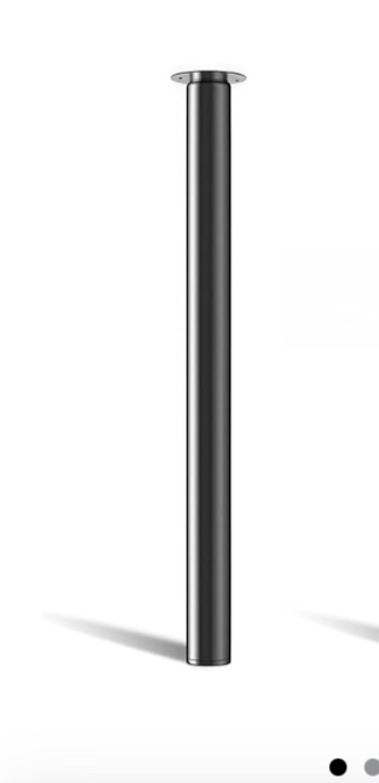 Photo 1 of  **MISSSING PARTS****  Amazing Tour Adjustable Metal Table Leg, Desk Legs 28-43 inch1PCS   Folding Office Table Legs Kitchen Furniture Worktop Support Legs Black