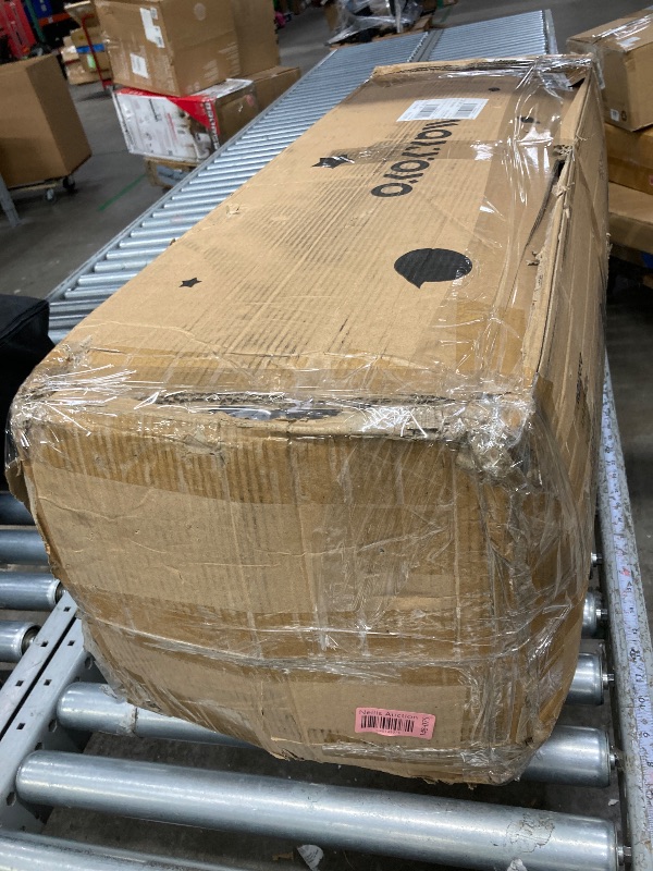 Photo 1 of ***missing parts used**MAXYOYO 3 Seater Couch for Living Room, Boneless Couch with Tufted Cushion & Backrest, Upholstered Floor Sofa, Sofa in A Box, Beige