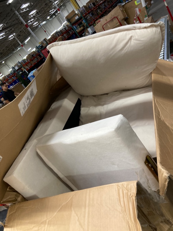 Photo 1 of ****cannot be returned    The furniture is used, has a little dog hair and is missing parts.*****Convertible Futon Pull Out Single Sofa Bed, 3-in-1 Multi-Functional Sleeper Chair Bed, Velvet Fabric Pullout Couch, Adjustable Sleeper Chair for Living Room, 