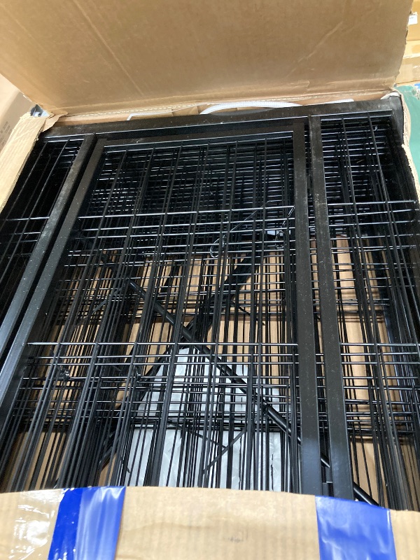 Photo 1 of ****   used misssing parts***XW Rollick Dog Playpen for Yard, RV Camping, 24 inch 16 Panels for Puppy and Small Dogs?Patented, Black