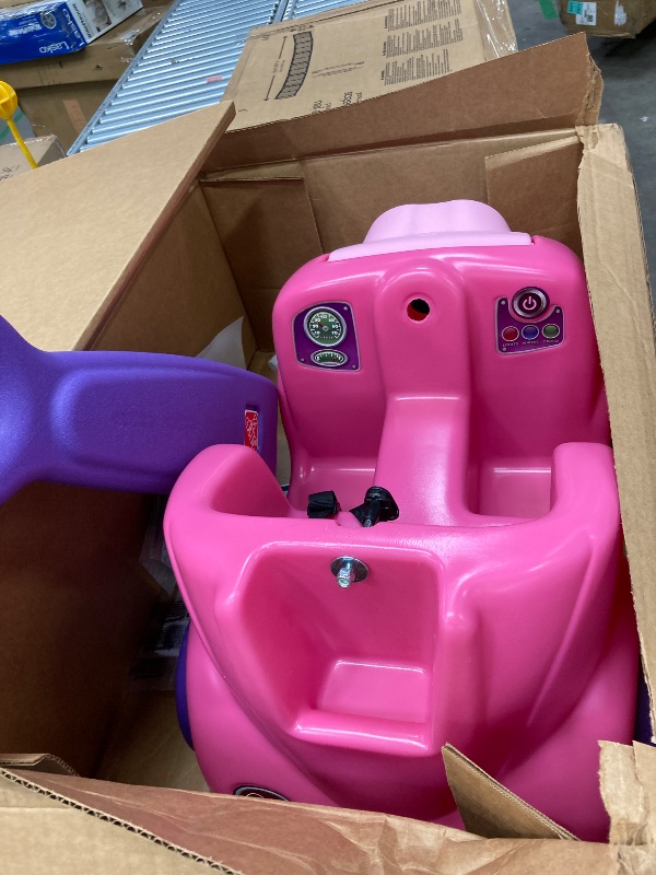 Photo 1 of ****has no return    It is missing several things like the guide***used missing paryts****Push Around Buggy Kids Push Car, Ride On Toy, Stroller Substitute, Includes Seat Belt & Horn, Made of Durable Plastic, Max Weight 50 lbs., For Toddlers  Old, Pink