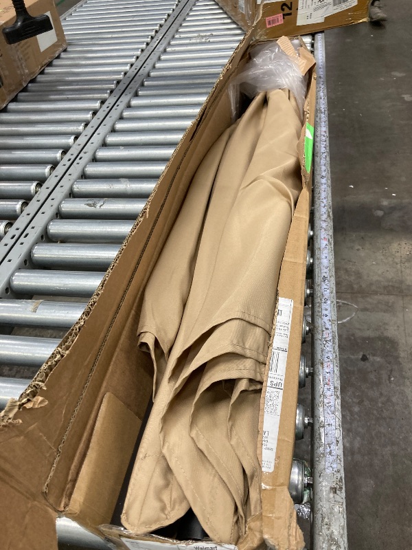 Photo 1 of ***used**ABCCANOPY 7.5ft Outdoor Market Hand Push Patio Umbrella 12+Colors Khaki