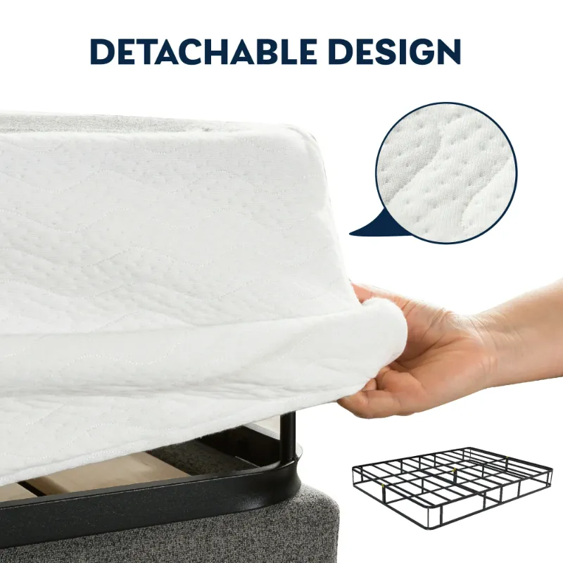 Photo 1 of ***** used missing parts***** MLILY Ego 9 inch Twin Size Metal Box Spring, Easy Assembly Mattress Foundation