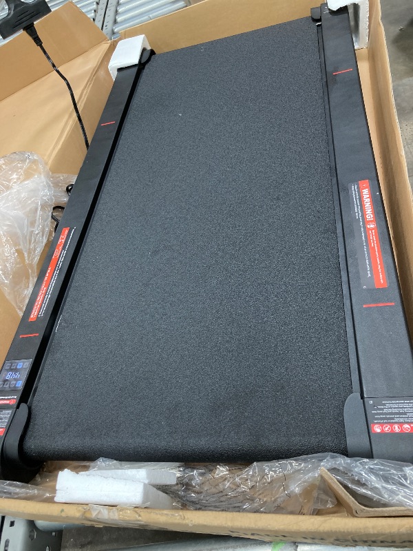 Photo 1 of *****The power button is good, but it is not known if it works, therefore it cannot be returned, it is used and is missing a part. use****Walking Pad Treadmill with APP, 3 in 1 Under Desk Treadmills, 2.5HP Low Noise Walking Vibration Pad with Remote Con