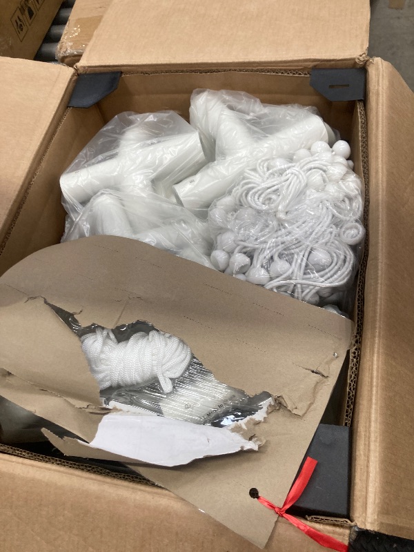 Photo 1 of ** Partial Set ** Only one box out of 4 ** COBIZI 20x40 Party Tent Heavy Duty, Party Tents with 8 Removable Sidewalls & 4 Built-in Sandbags, Commercial Wedding Large Tent UV50+ Waterproof, White