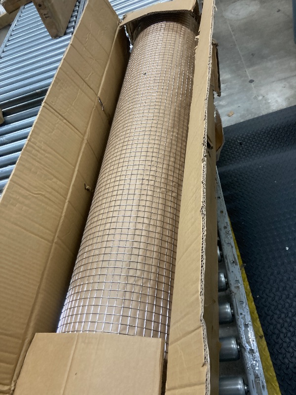 Photo 1 of 1/2 Inch Galvanized, Chicken Wire Fence Chicken Rabbit Snake cage Wire Fence Mesh Roll,Garden Plant Welded Metal Wire Fence,Poultry Animal Netting cage Screen.