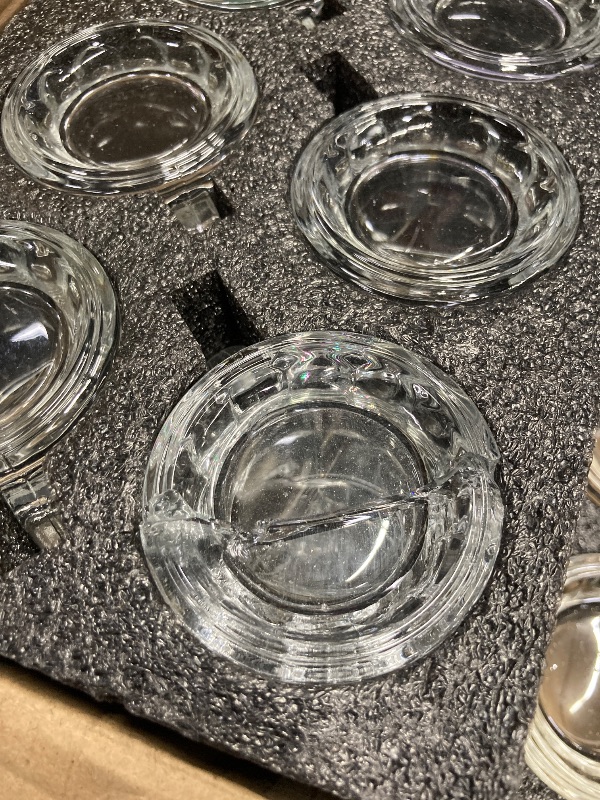 Photo 1 of **Out of this 24 pack, 2 shot glasses are currently broken. Please see all photos attached. **

JUXINGDAZYF Plastic Beer Mug 2 Oz, 24 PCS Mini Beer Mug Shot Glasses, Heavy Base Clear Mini Beer Mugs, Small Plastic Shot Cups for Party Drink, Beer, Whiskey, 