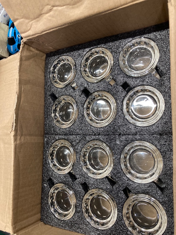Photo 1 of **Out of this 24 pack, 2 shot glasses are currently broken. Please see all photos attached. **

JUXINGDAZYF Plastic Beer Mug 2 Oz, 24 PCS Mini Beer Mug Shot Glasses, Heavy Base Clear Mini Beer Mugs, Small Plastic Shot Cups for Party Drink, Beer, Whiskey, 