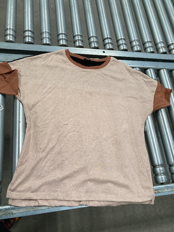 Photo 1 of **Recently washed....  Size: Small**

Dokotoo Summer Oversized T-shirts Tops for Women 2025 Short Sleeve Shirts Comfort Color Block Spring Fashion Business Casual Cute Tops Trendy Women's Blouses
