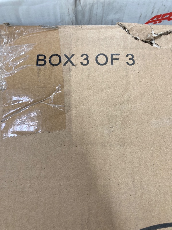 Photo 1 of **Box 3of 3....  This set does not come with a table, only ottoman once the entire set is complete. Stock photo is for reference only. **

7 Pieces Outdoor Patio Furniture Sets, Conversation Sectional Set, Manual Weaving Wicker Patio Sofa with ottoman