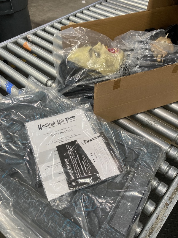 Photo 1 of ***(PARTS ONLY - MISSING PARTS-SELLING AS IS)*** JOYIN Halloween Decoration Outdoor Zombie Groundbreaker, Halloween Outside Zombie Decor with Sound and Flashing Eyes, Scary Groundbreaker for Yard Lawn Graveyard Decorations, Haunted House Prop