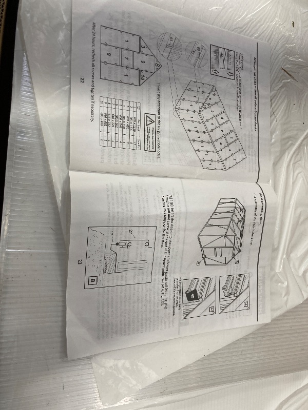 Photo 1 of **Stock photo for reference, actual item may differ. **

8 Pack Polycarbonate Greenhouse Panels, 6' x 2' x 0.24'' Twin-Wall Polycarbonate Sheets, All Weather Clear Roof Panels Greenhouse Replacement Panels