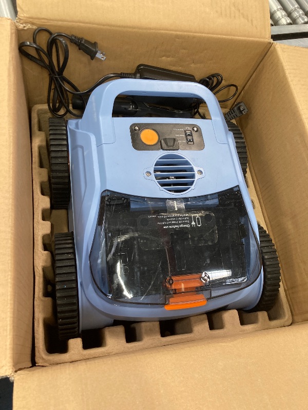 Photo 1 of (2025 New) Robotic Pool Vacuum, Robotic Pool Cleaner for Inground Pools, Pool Robot with Smart Navigation, Floor/Wall/Waterline Cleaning, 180 Mins Runtime for Pool Up to 2100 Sq.ft