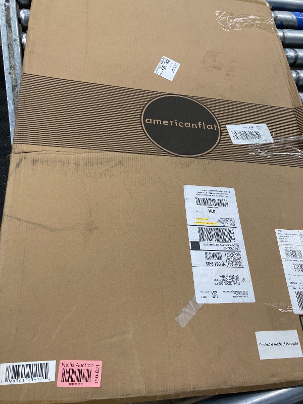 Photo 1 of ** This item currently has a bent indication in the middle of the frame, please see attached pictures. **
Americanflat 24x36 Poster Frame with Polished Front Cover - Slide-In Photo Frame with Buildable Molding - Fusion Collection - Picture Frames for Wal