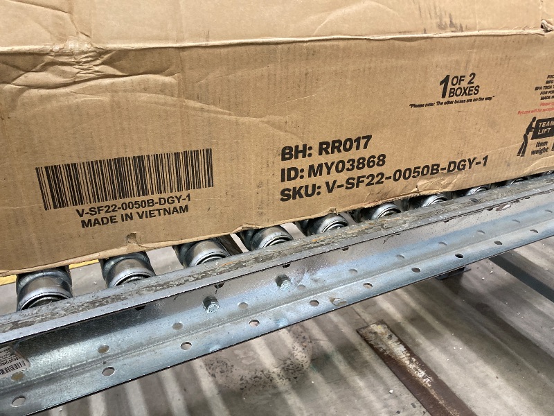 Photo 1 of **Box 1 of 2**
sheeroy Sectional Couches for Living Room, L Shaped 3-Seater Sectional Sofa with Chaise, Modern Small Modular Couch Sofa with Storage, Wooden Frame, High Resilience Sponge, Dark Grey