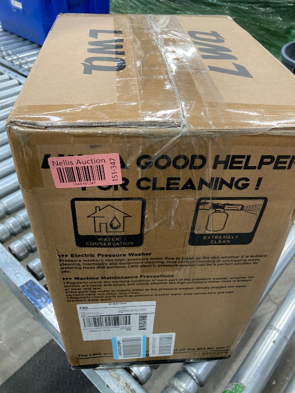 Photo 1 of ***(PARTS ONLY SELLING AS IS )*** Pressure Washer, Power Washer with 4 Quick Connect Nozzles, High Pressure Cleaning Machine with Foam Cannon for Cars/Fences/Driveways/Patios/Home Cleaning