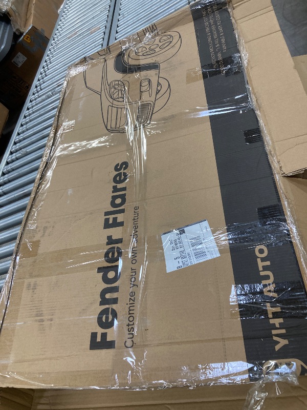 Photo 1 of **Missing pieces** Pocket Style Fender Flares/Hardware Kit Compatible with 2008-2010 Ford F-250 F-350 Super Duty, Smooth Black Wheel Cover Flare Protectors, Front & Rear, Set of 3  ***(BOX RIPPED/TORN)***