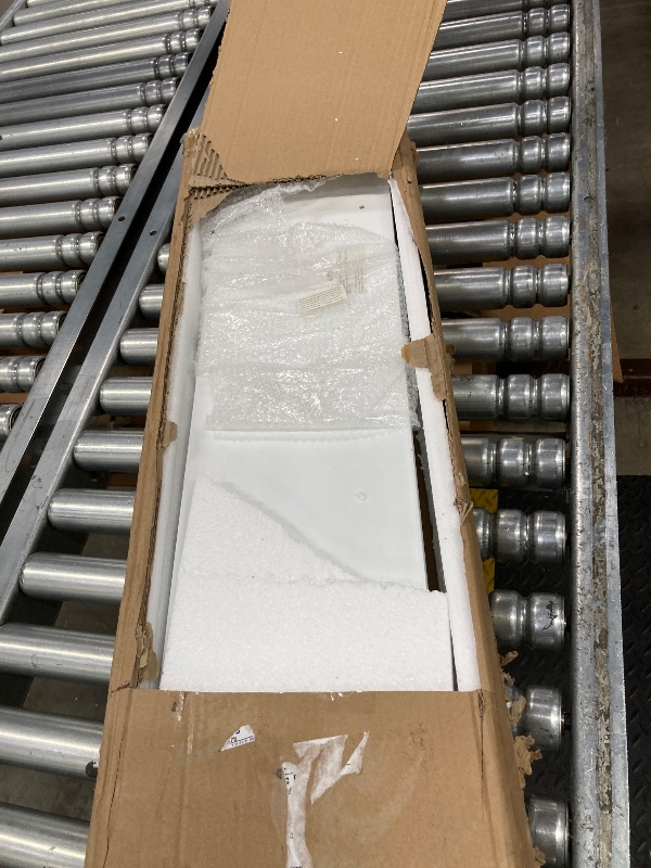 Photo 1 of Shelf, 36" Wood Wall Shelf with Invisible Brackets for Bathroom, Living Room, Bedroom, Kitchen, Nursery, 8" Deep, White