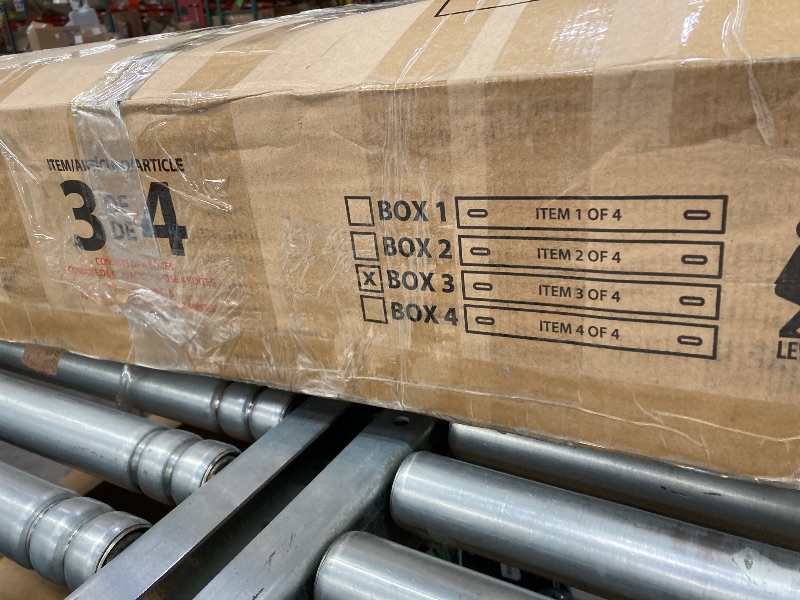 Photo 1 of **Box # 3 of 4 boxes total**
Backyard Discovery Beach Front Cedar Wood Swing Set with Wave Slide, Play Deck, Monkey Bars, Rock Wall Ladder, Shaded Picnic Area, Snack Bar, Belt Swings, Trapeze, Sandbox Area, Outdoor Playset