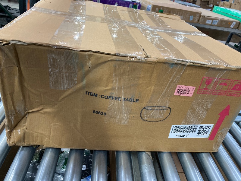 Photo 1 of **Missing WOODEN TOP ** Christopher Knight Home Modern Glam 28" Wood Round Coffee Table, Aluminium Base, Gold