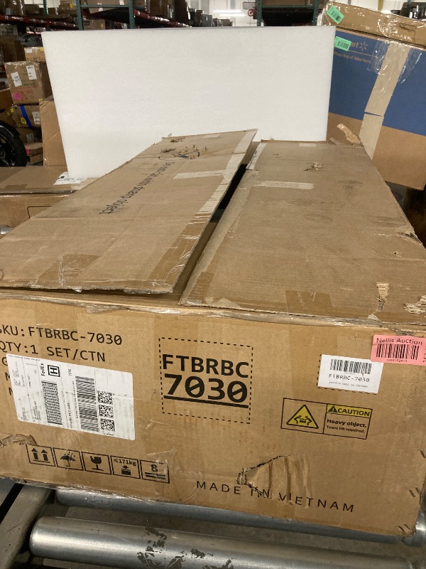 Photo 1 of ***ONLY THE SINK***DWVO 36 Inch Bathroom Vanity with Undermount Sink, Natural Brown Bathroom Sink Cabinet, Modern Bathroom Storge Vanity Includes Adjustable Legs, Soft Closing Door, 2 Drawers & Drain **Ceramic basin dimensions: 10.4"D x 18.9"W x 4.7"H (1.