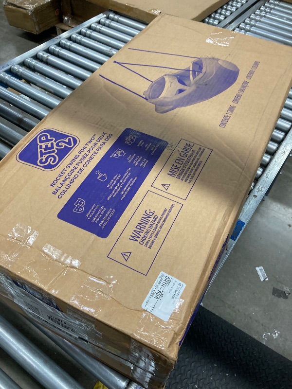 Photo 1 of ***(PARTS ONLY -SELLING AS IS -MISSING PARTS)*** Step2 Rocket Swing for Two, Baby Outdoor Swing, Outside Weather-Resistant Rope, Attach to Playset, for Toddlers 9 Months - 3 Years Old  ***(SOME SCUFFS)***