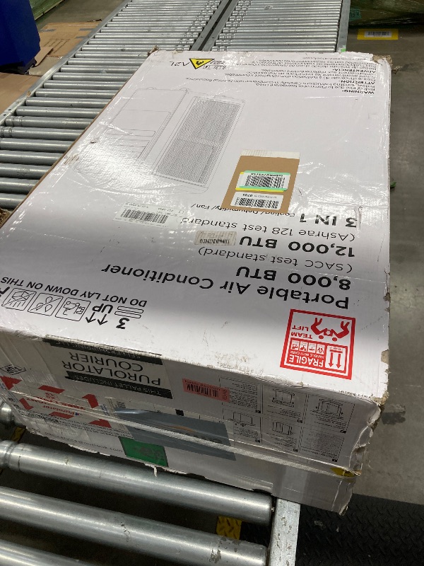 Photo 1 of 12,000 BTU Portable Air Conditioners with Digital Display, 3 IN 1 Free standing AC Unit with Dehumidifier & Fan Modes, Cools Room up to 500 sq.ft, Sleep Mode,24H Timer, Installation Kits Included
