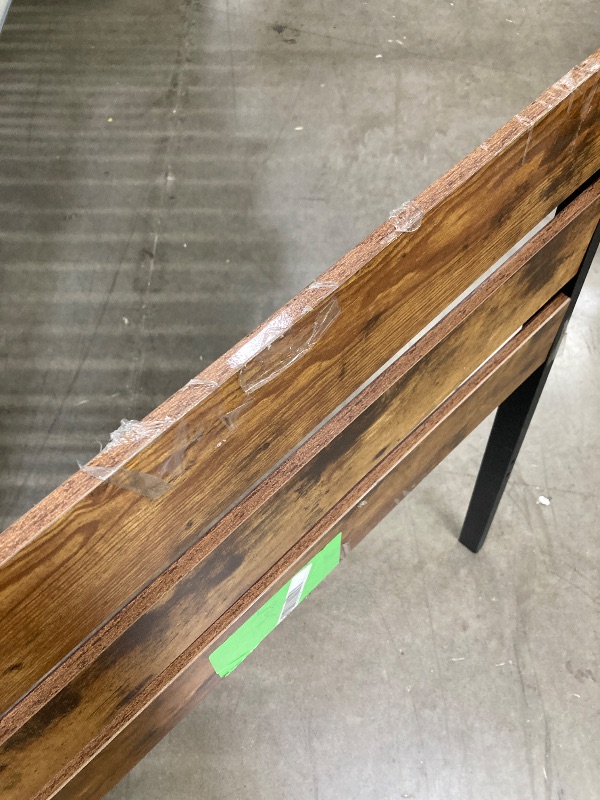 Photo 1 of ***HEADBOARD ONLY***
Lifezone Queen Rustic Vintage Wood Headboard Metal Support Rustic Brown